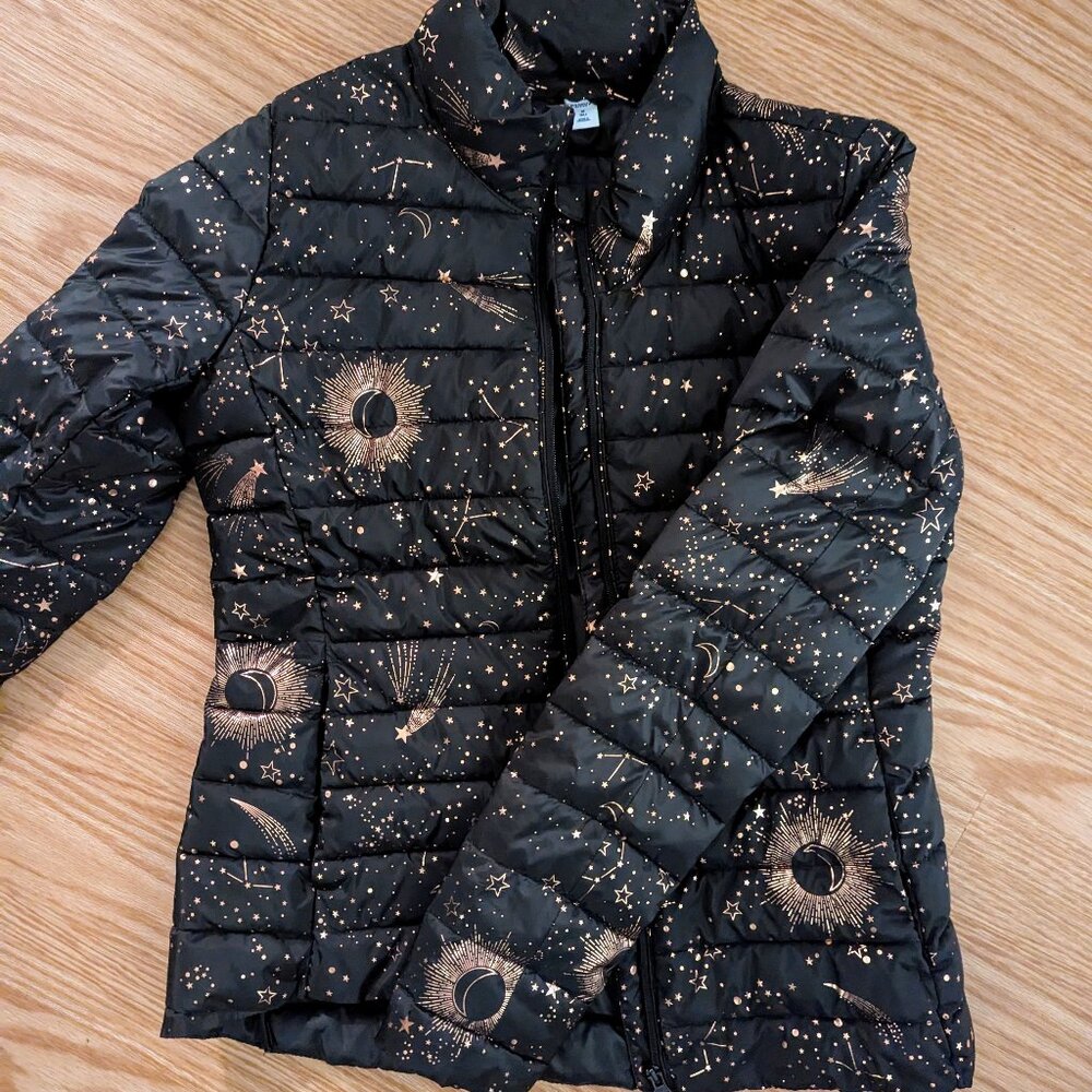 Old Navy Metallic Moon & Stars Print Jacket